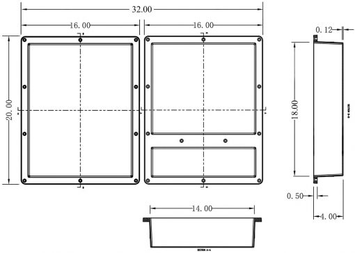 B Phptm Tile Ready Shower Niche X Recessed Shower Shelf