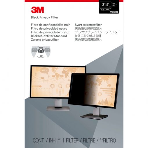 3M™ Privacy Filter for 21.5" Widescreen Monitor - For 21.5"LCD Monitor