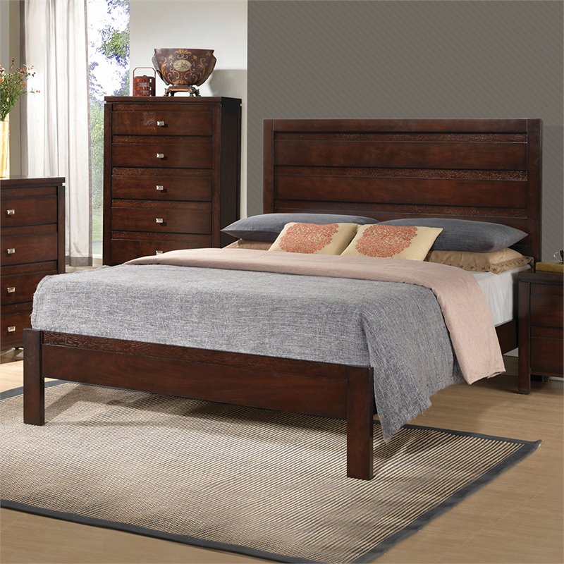 Coaster Cameron Panel Bed in Cappuccino-203491