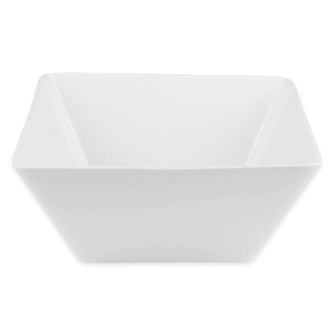 World Tableware SL-99 9.25" Square Bowl w/ 100 oz Capacity, Ultra Bright White, Slate