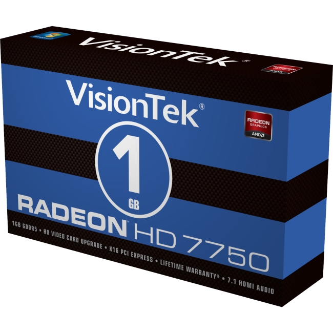 Visiontek Radeon HD 7750 1GB GDDR5 PCI Express 3.0 x16 Graphic Card