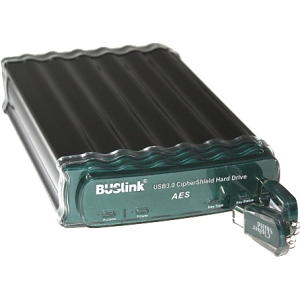 Buslink CipherShield CSE-4T-SU3 4TB eSATA USB 3.0 External Hard Drive