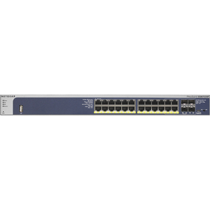 NETGEAR Prosafe GSM7224P 24-Port Gigabit PoE+ Ethernet Switch w/ 4 SFP Ports