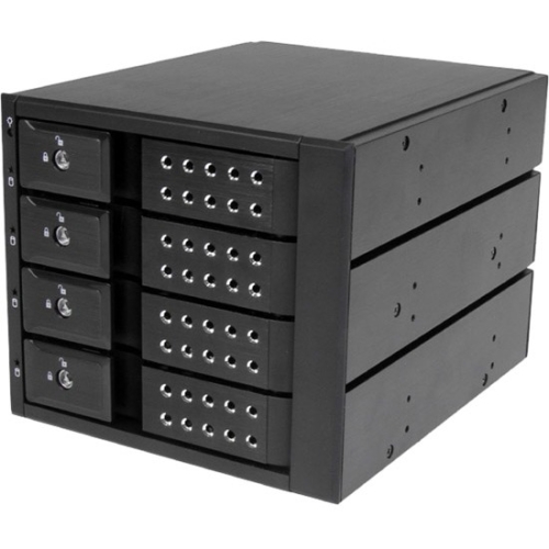 StarTech 4 Bay Aluminum Trayless Hot Swap Mobile Rack Backplane for 3.5" HDD