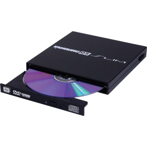 Kanguru 6X Slim USB2.0 External Blu-ray Burner BD-RE Drive - External, Black