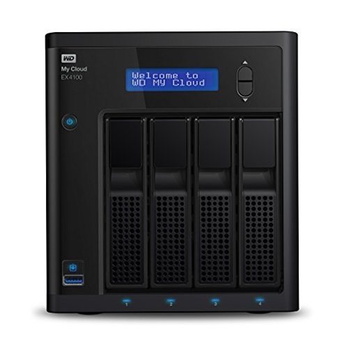 WD My Cloud Business EX4100 8TB 4-Bay Pre-Configured NAS with WD Red Drives