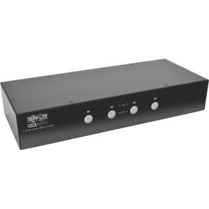 Tripp Lite 4-Port DisplayPort KVM Switch w/Audio, Cables and USB 3.0