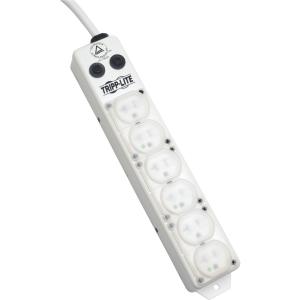 Tripp Lite For Patient-Care Vicinity, Medical-Grade Power Strip w/ 6 20A Outlets