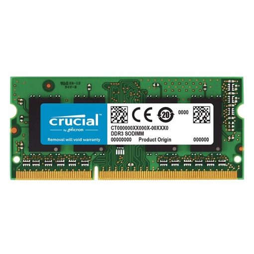 Crucial 16GB (1x16GB) DDR3 1600MHz 1.35V Non-ECC Unbuffered 204pin SoDIMM Module
