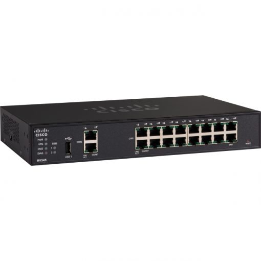 Cisco RV345 Dual WAN Gigabit VPN Router RV345-K9-NA
