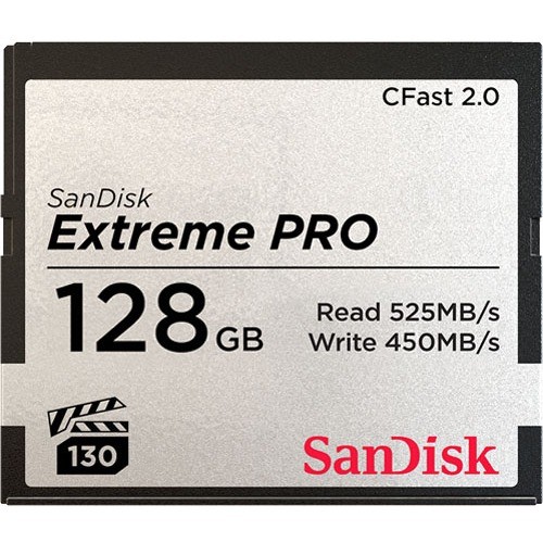 SanDisk Extreme Pro 128 GB CFast Card SDCFSP128GA46D