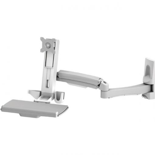 Amer Mounting Arm for Monitor, Keyboard, Mouse - Max 24" Screen 23.15lbs Cap