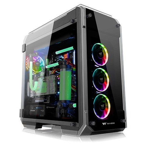 Thermaltake View 71 Tempered Glass RGB Full Tower E-ATX Gaming Computer Case