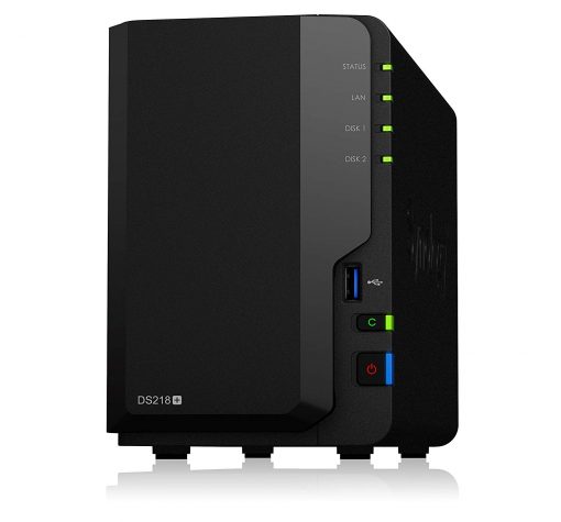 Synology DiskStation DS218+ 2-Bay Diskless NAS Network Attached Storage