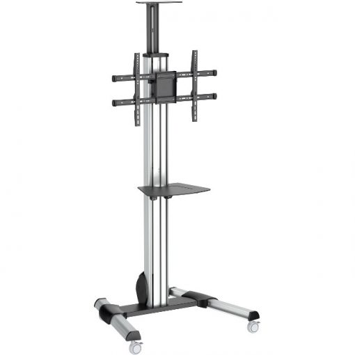 StarTech STNDMTV70 TV Cart with One-Touch Height Adjustment for 32" to 70" TVs