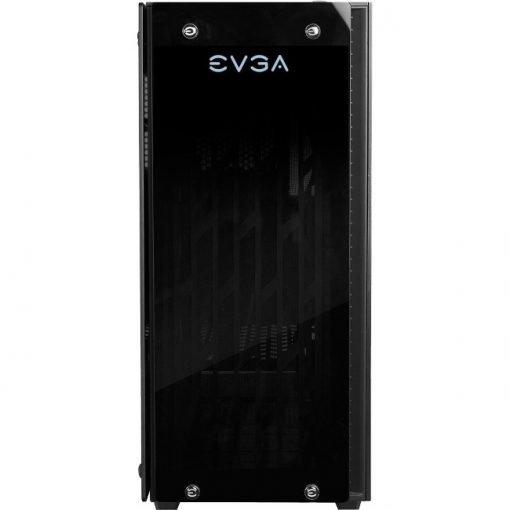 EVGA DG-76 Mid-Tower Tempered Glass Gaming Comptuer Case w/ RGB LED Matte Black