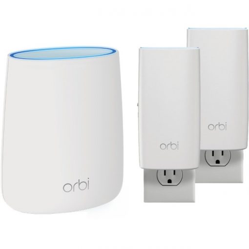 NETGEAR RBK23W Orbi AC2200 Dual-Band WiFi System w/ Router and 2 Range Extenders