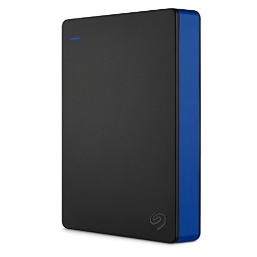 Seagate 4TB Game Drive for PlayStation 4 Portable Ext HD - USB - Black, Blue
