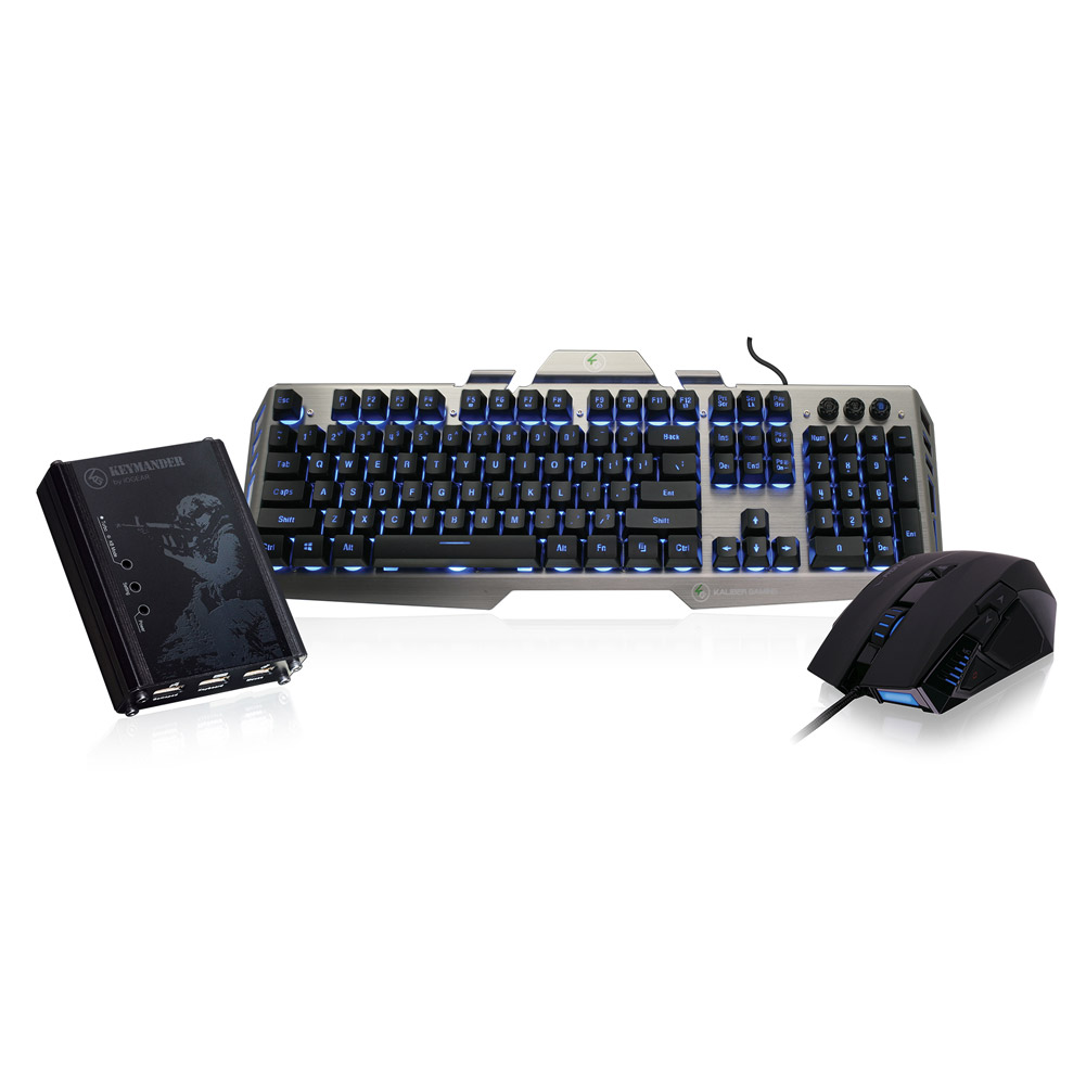 IOGEAR KeyMander Performance Keyboard & Mouse Bundle GE1337PKIT2