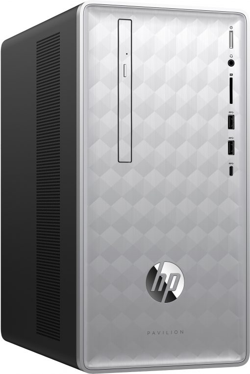 HP Pavilion 590-p0070 Desktop Computer i7-8700 12GB 1TB HDD W10H, Refurb
