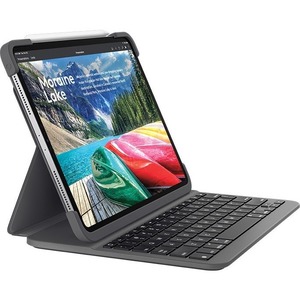 Logitech Slim Folio Pro Keyboard Case Folio for Apple 11" iPad Pro 2018 Black
