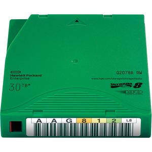 HPE LTO-8 Ultrium 30TB RW Data Cartridge Q2078A