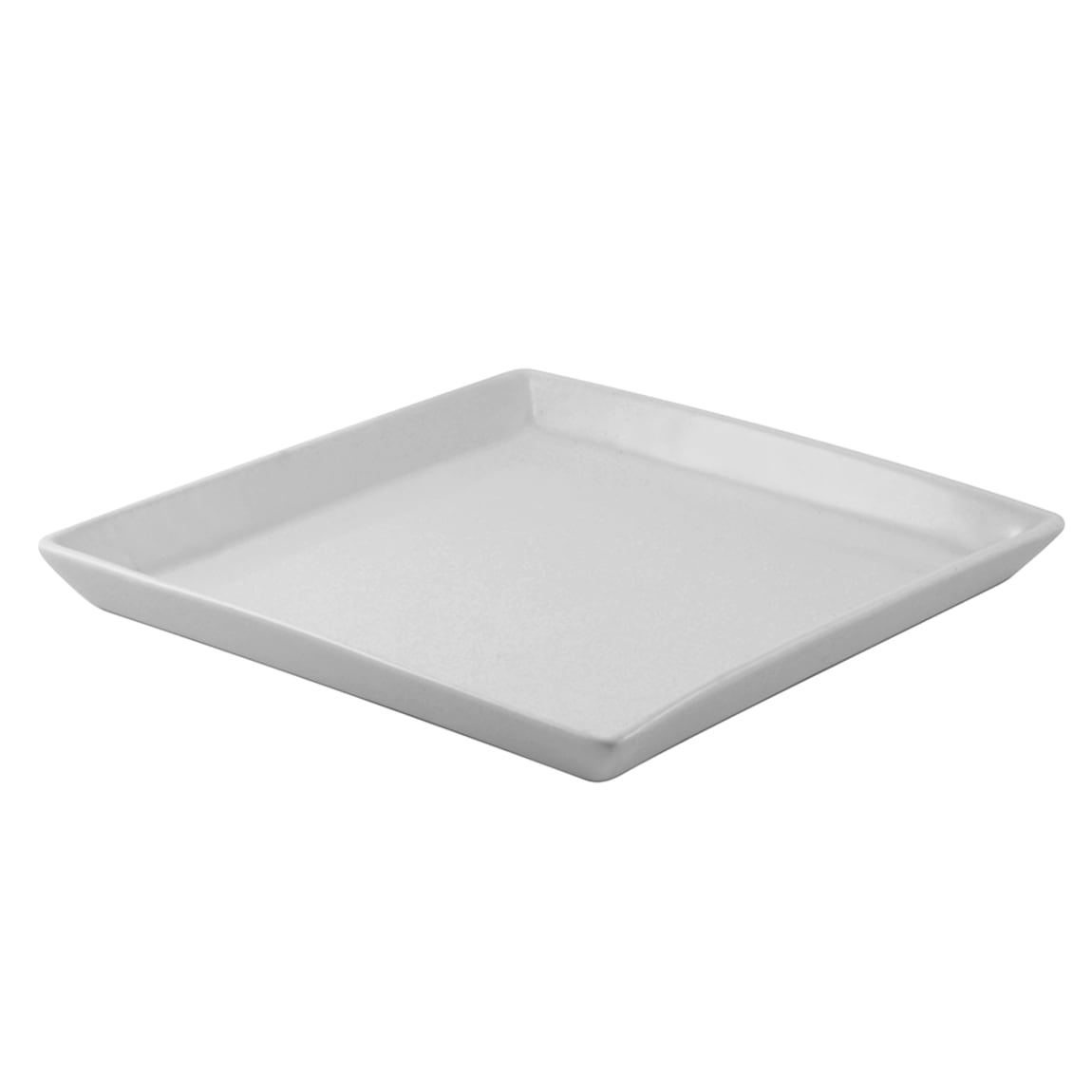 10 Strawberry Street WTR-6SQDSH 6.38" Square Plate - Porcelain, White