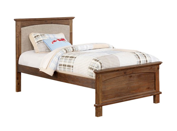 Furniture of America Colin Fabric Twin Bed