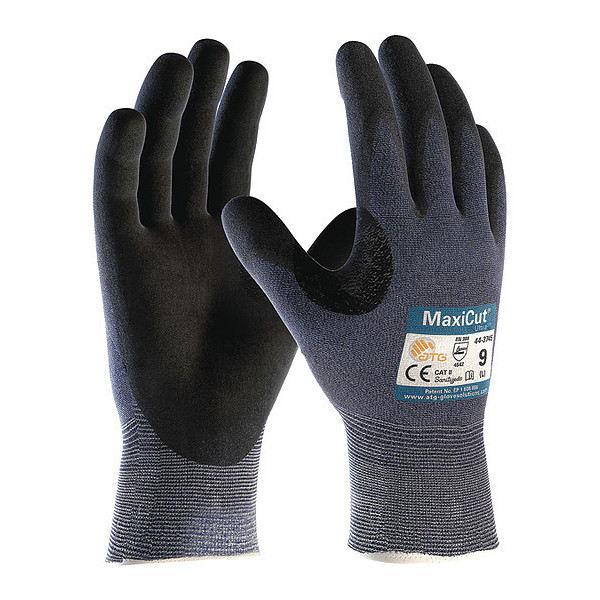 PIP Gloves, Cut Protection, ATG, Blu, XS, PK12