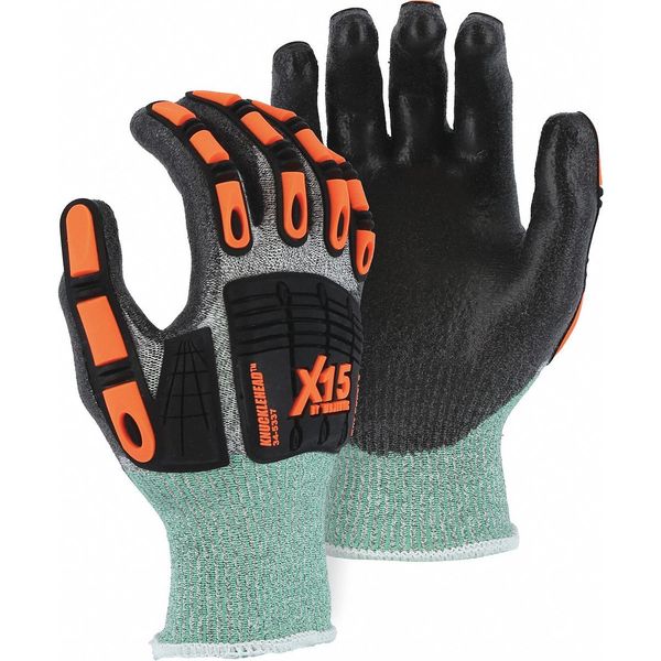 MAJESTIC GLOVE Cut Resistant Impact Gloves, L, PK12