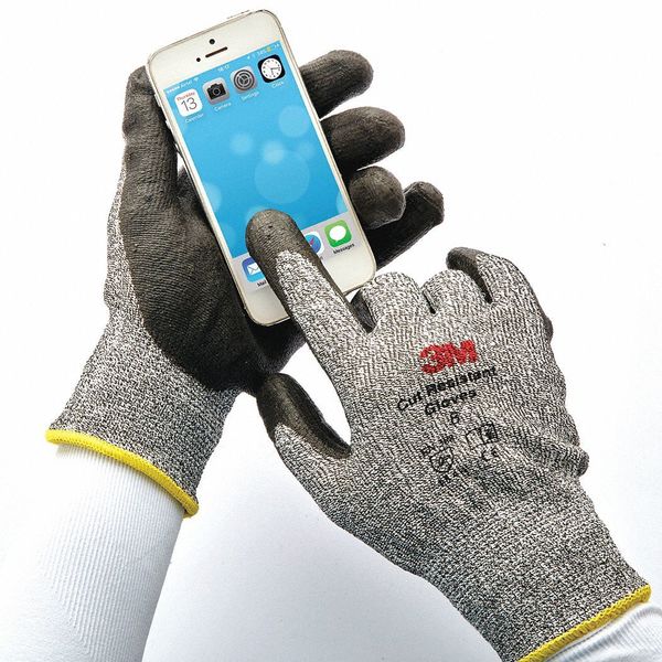 3M Comfort Grip Glove, Cut Resistant, L , PK72