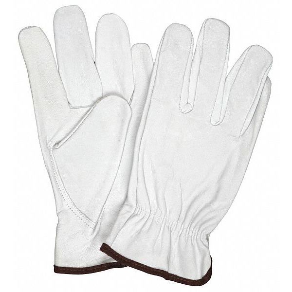 MCR SAFETY Drivers Gloves, Double Palm, L, Pair, PK12