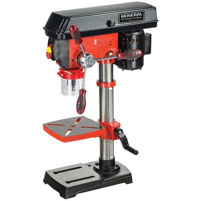 10 in. 5 Speed 3a Bench Mount Drill Press With Laser System And LED Light