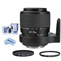 Canon MP-E 65mm f/2.8 1-5X Macro MF Lens, USA With Hoya Filter Kit
