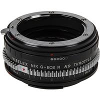 Fotodiox Vizelex ND Throttle Lens Mount Adapter, Nikon F Lens to Canon RF Camera