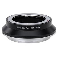 Fotodiox Pro Lens Mount Adapter - Olympus OM SLR Lens to Fujifilm GFX Camera